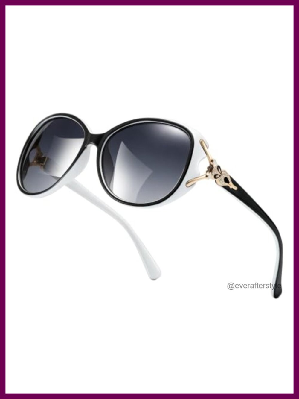 Polarized Oversized Retro Sunglasses UV400